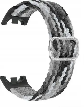 Rrip najloni Beline për Mi Band 9/8, i rregullueshëm, zi bardh