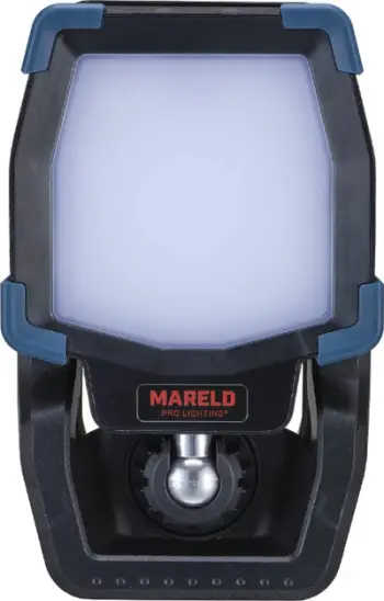 Lampë pune LED Mareld Shiny 3000 Re, portative, e verdhë