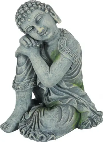 Dekor akuariumi Zolux Buddha 2, rrëshirë, oriental, shumëngjyrësh