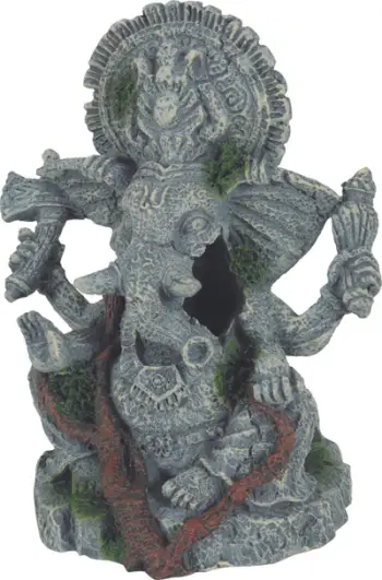 Dekor akuariumi Zolux Elephant 1, statujë elefant, rrëshirë rezistente, shumëngjyrësh