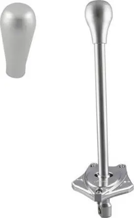 Leva sportive ndërrimi BMW E90 E82, short shifter, dorezë e gjatë alumini, argjend