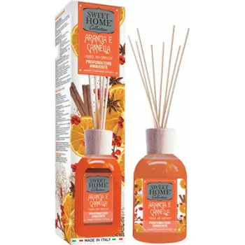 Shpërndarës aromatik Sweet Home Collection Orange and Cinnamon, 250 ml