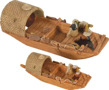 Dekor akuariumi Zolux Fishing Boat Model 3, madhësia L, shumëngjyrëshe