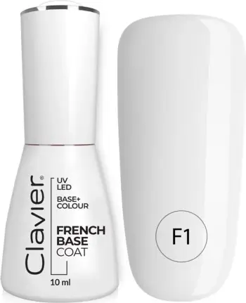 Bazë hibride për thonj Clavier Luxury French Base F1 Milky Way 10ml