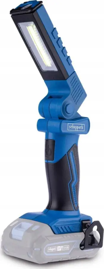 Lampë pune me bateri Scheppach C-WL20-X, 20V, 300 lumens, blu