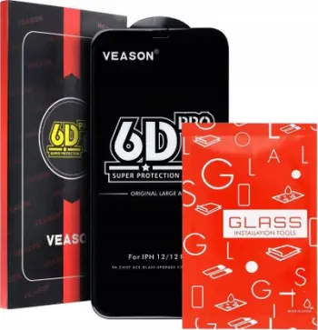 Xham mbrojtës OEM 6D Pro Veason për iPhone 13, transparencë e lartë, aplikim pa flluska, transparent