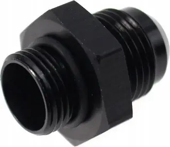 Adapter karburanti Aeromotive 15606, AN-06 O-ring Boss, AN-06 mashkull flare, i zi