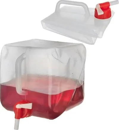 Enë palosëse RedCliffs, 5L, plastike transparente, me rubinet - 1