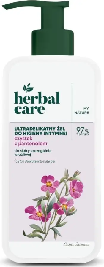 Xhel për higjienë intime për femra Farmona Herbal Care Ultradelicate me Cistus dhe Panthenol, 330ml