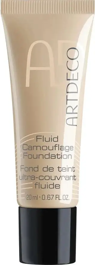 Fondatinë Artdeco Fluid Camouflage Foundation për femra 24 Warm/Golden Beige 20ml