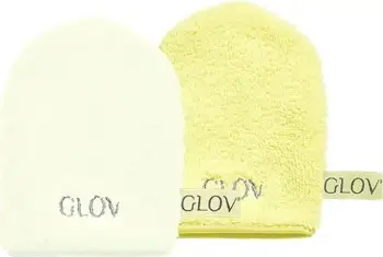 Dorëza për heqje grimash Glov Iconic Mitt Water-Only Skin për femra Baby Banana + Ivory 2 copë