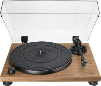 Gramafon Audio Technica AT-LPW40WN, manual me rrip, bazë druri, walnut