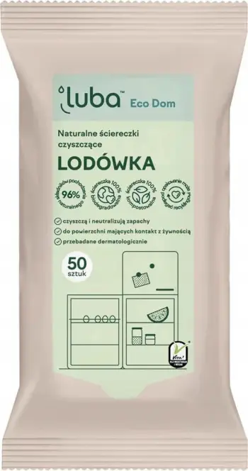 Faculeta pastruese Luba Fridge, natyrale, 50 copë, bezhë