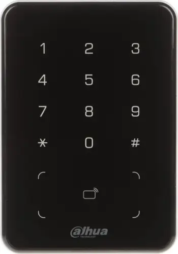 Lexues afërsie me tastierë Dahua ASR2101A-ME, RS-485 Wiegand, i zi