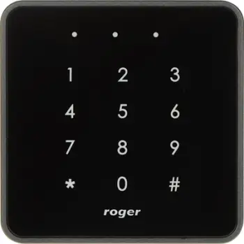 Lexues afërsie me tastierë Roger MCT82M IO, 13.56MHz, për ambiente të brendshme, gri