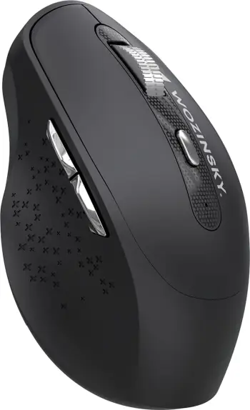 Maus wireless ergonomik, Wozinsky WMGK-1134, Bluetooth 5.1 + 2.4 GHz, 6 butona, DPI 800/1200/1600, bateri 500 mAh, i zi