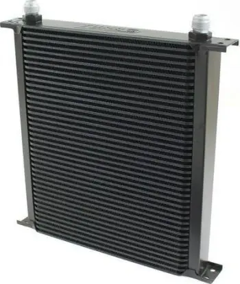 Ftohës vaji TurboWorks 40-row, 260x315x50 mm, lidhje AN10, i zi