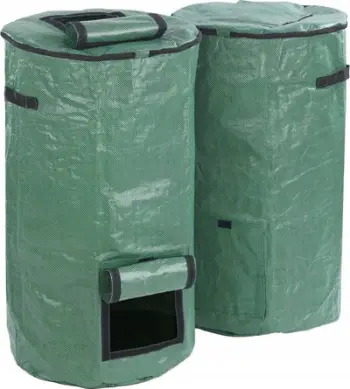 Set kompostues kopshti Maximex, palosës, 2 x 125L, plastik rezistent