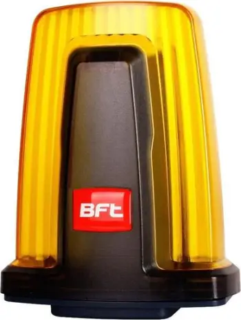 Lampë sinjalizuese BFT Radius, 24V, me antenë, portokalli