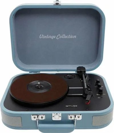 Gramafon Muse MT-201 BVB Retro, Bluetooth USB, 2x5W, i zi - 3