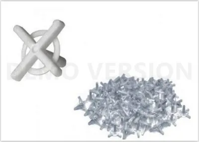 Mbajtës i pllakave Mega, 3.0 mm, 75 copë - 1