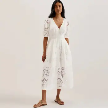 Fustan Ted Baker 274212 WHI