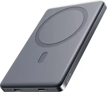 Powerbank Joyroom JR-PBM08 5000 mAh 20W me karikim pa tela MagSafe/Qi gri