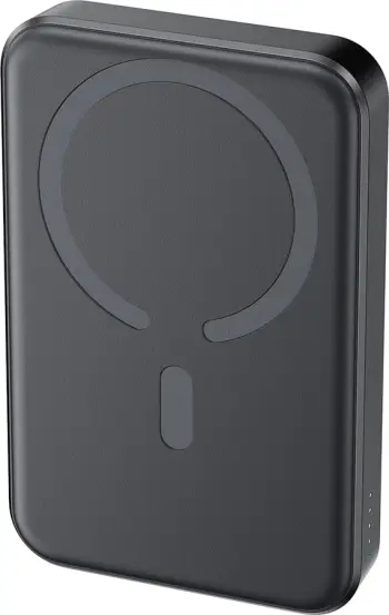 Powerbank Joyroom JR-W020 10000mAh 20W MagSafe PD/QC 2 porta USB-C & USB-A, e zezë, me kabllo USB-C 0.25m + këllëf
