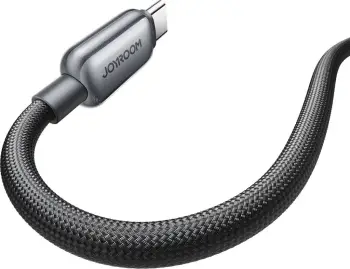 Kabllo karikimi dhe të dhënash, Joyroom S-A55 StarFlight, USB-A në Lightning, 1.2 m, 3A, USB 2.0, e zezë