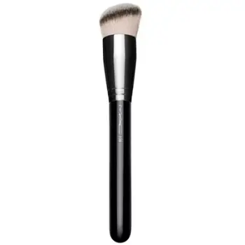 Brushë grimi MAC Cosmetics 170 Synthetic Rounded Slant Brush, e zezë
