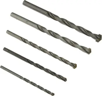 Set shpuese për gur GEKO, 5 copë, 4-10mm, metalik