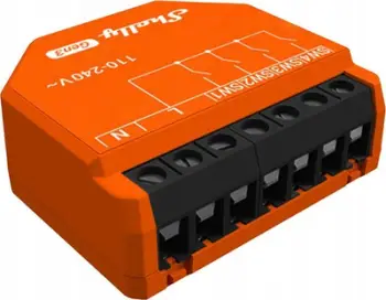 Relé elektrik Shelly i4 Gen3, 4 kanale, Wi-Fi, portokalli