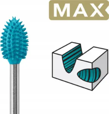 Bit gdhendës Dremel Max 9953DM, formë flake, 9.5mm