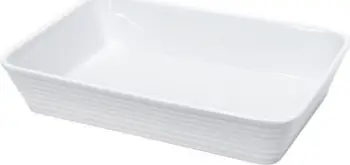 Enë pjekjeje Kuchenprofi Casserole Dish, drejtkëndore 20cm, porcelan, e bardhë