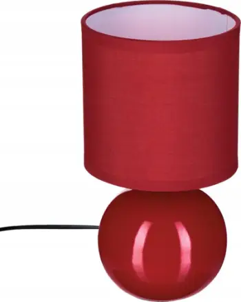 Lampë tavoline Atmosphera Ceramic Lamp Gray H25, 25 cm, gri e çelët