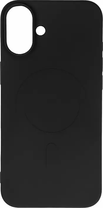 Mbështjellës celular Hurtel Liquid Silicone Case për Samsung Galaxy A17, me MagSafe, i zi