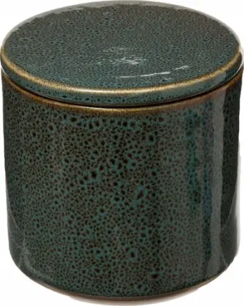 Enë qeramike për pambuk 5five Simply Smart Green Harmony, 10cm, e rrumbullakët, jeshile