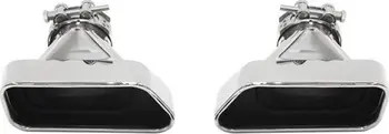 Fundi i ausguse BMW F10, 185x85mm, hyrje 67mm, argjendtë