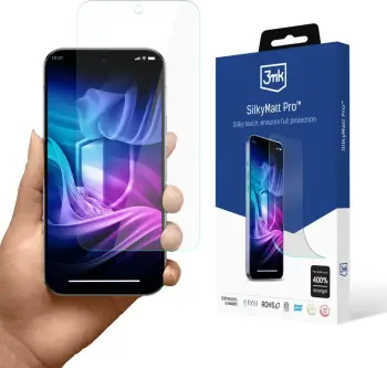 Mbrojtëse ekrani mat SilkyMatt Pro, 3mk, për Google Pixel 9 Pro XL, vetërigjeneruese, aplikim me xhel, rrit rezistencën deri 400%