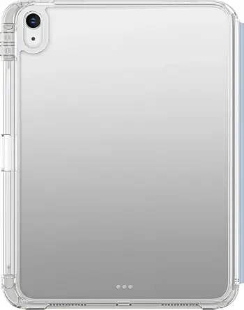 Mbështjellës tablet, AmazingThing Minimal Case, për iPad 11" (2025) dhe iPad 10.9" (2022), kapak me këmbëz qëndrese, mbajtës Apple Pencil, profil i hollë me pjesë të pasme transparente, blu