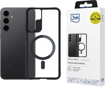 Mbështjellës 3mk Protection Satin Armor MagCase për Samsung Galaxy S24, MagSafe, transparent