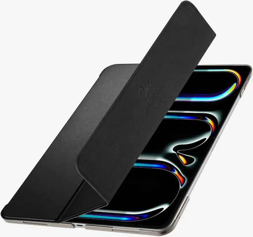 Mbështjellës tablet, Spigen Smart Fold për iPad Pro 13" (2024) A2925/A2926/A3007, kapak tri-fish me sleep/wake, i zi - 3