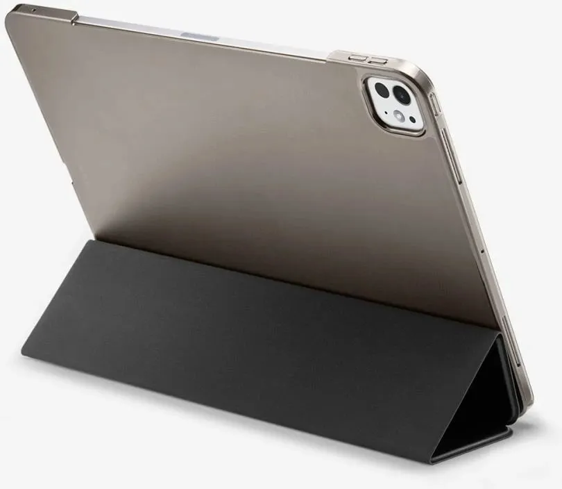 Mbështjellës tablet, Spigen Smart Fold për iPad Pro 13" (2024) A2925/A2926/A3007, kapak tri-fish me sleep/wake, i zi - 4