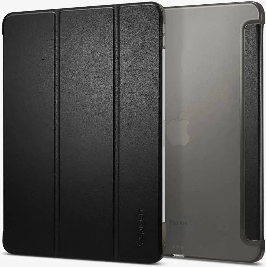 Mbështjellës tablet, Spigen Smart Fold për iPad Pro 13" (2024) A2925/A2926/A3007, kapak tri-fish me sleep/wake, i zi - 9