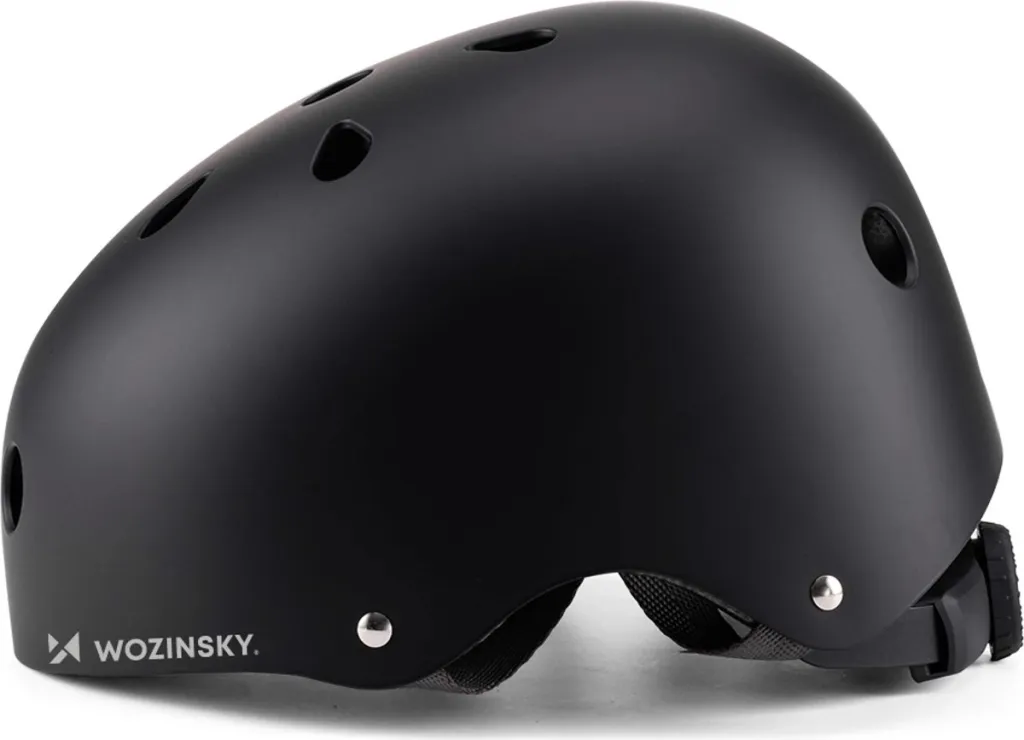 Kaskë BMX/scooter Wozinsky HT-38C S (48-52 cm) e lehtë PC+EPS, e zezë - 1