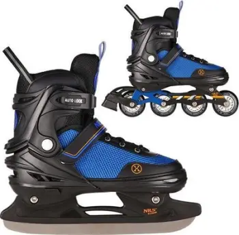 Patina inline Nils Extreme NH18188, rrota gome PU, madhësia 39-43, e zezë
