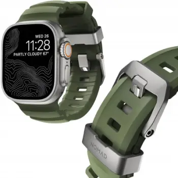 Rrip ore Apple Rocky Point Band, 46mm 49mm, FKM fluoroelastomer, Forest