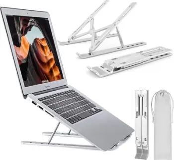 Mbajtës laptopi Mozos N3 SV, alumin, kapacitet 8 kg, argjendtë