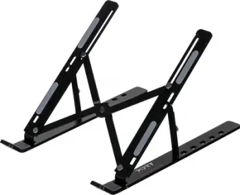 Mbajtës laptopi Port Designs Black 901107, 10"-15.6", i rregullueshëm, argjendtë