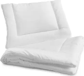 Set shtrati për fëmijë Sensillo, 135x100 cm, 40x60 cm, i bardhë